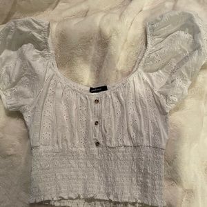 White Off The Shoulder Top